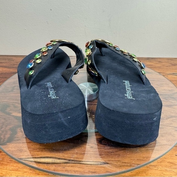 Jeffrey Campbell Iconics Flip Flop in black multi - Picture 11 of 15